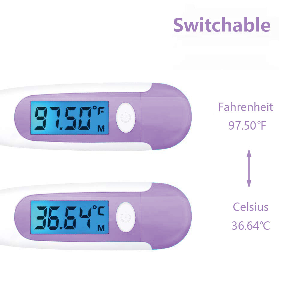 EasyHome Digital Basal Thermometer with Large Backlight LCD Display,