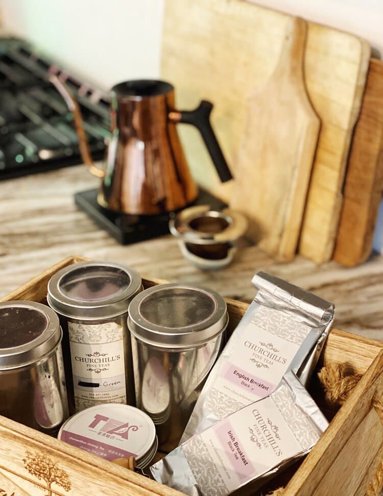 variety of teas for comfort