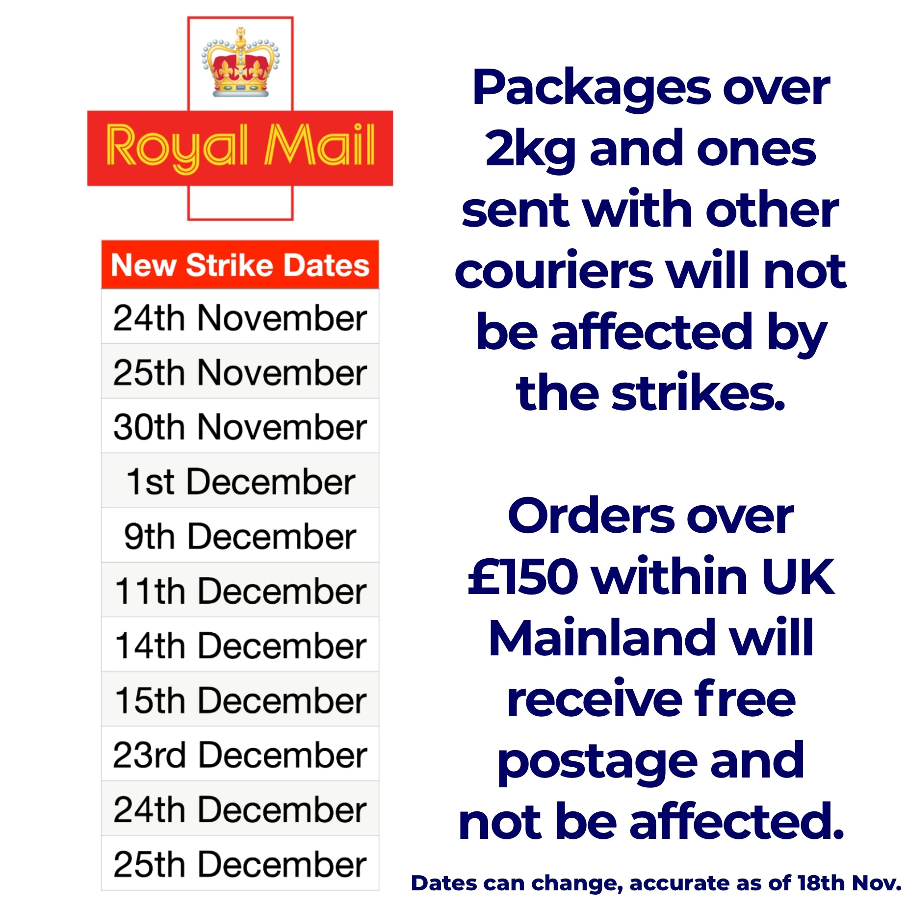 Royal Mail Strike Dates Scooter Restorations