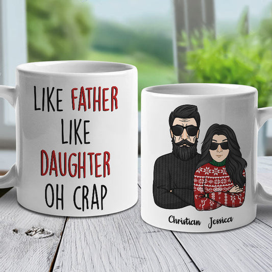 Like Mother Like Daughter Oh Crap - Gift For Mom, Grandma - Personaliz –  Astrocus