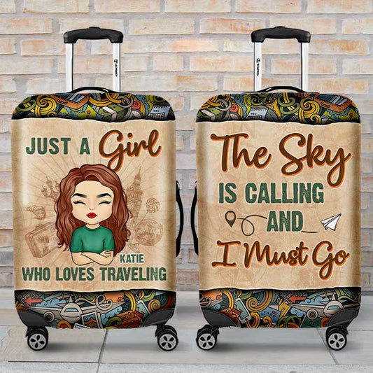 Cruising Partners For Life - Personalized Luggage Cover