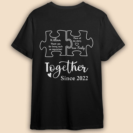 Hand Holding Couple Together Since 2 - Personalized Hoodie/T-Shirt - B –  Astrocus