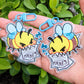 Chaotic Bee Keychains
