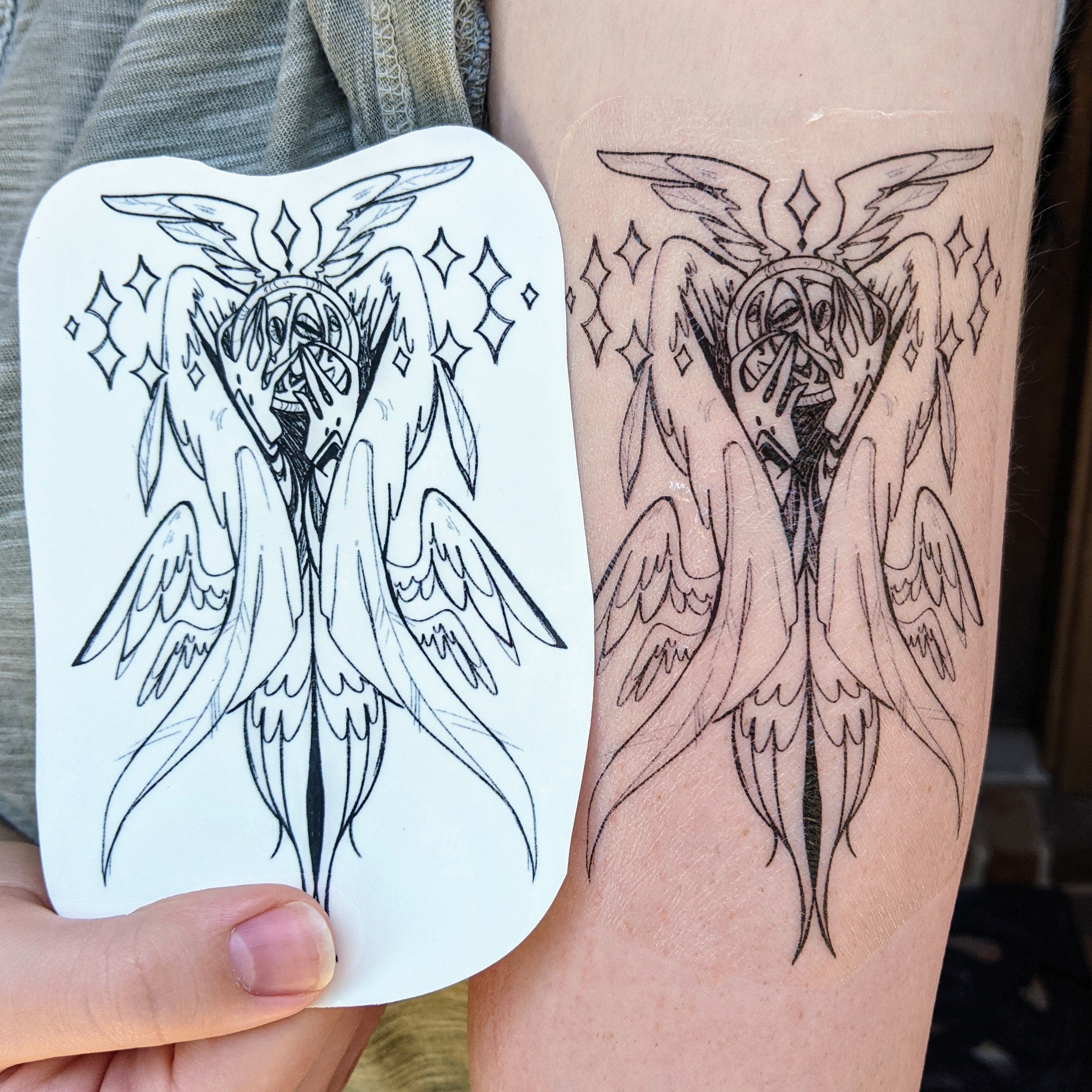 Half Arm Scorpion Tiger Owl Cross Temporary Tattoo 6SheetsMen Full Sleeve  Fake Tattoo Sticker 4Sheets  Amazonca Beauty  Personal Care