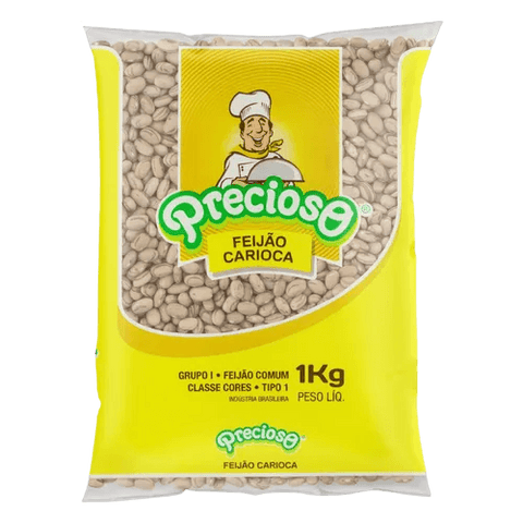 Feijão Da Casa Carioca 10kg - Fardo/Caixa (10x Pacotes 1kg)