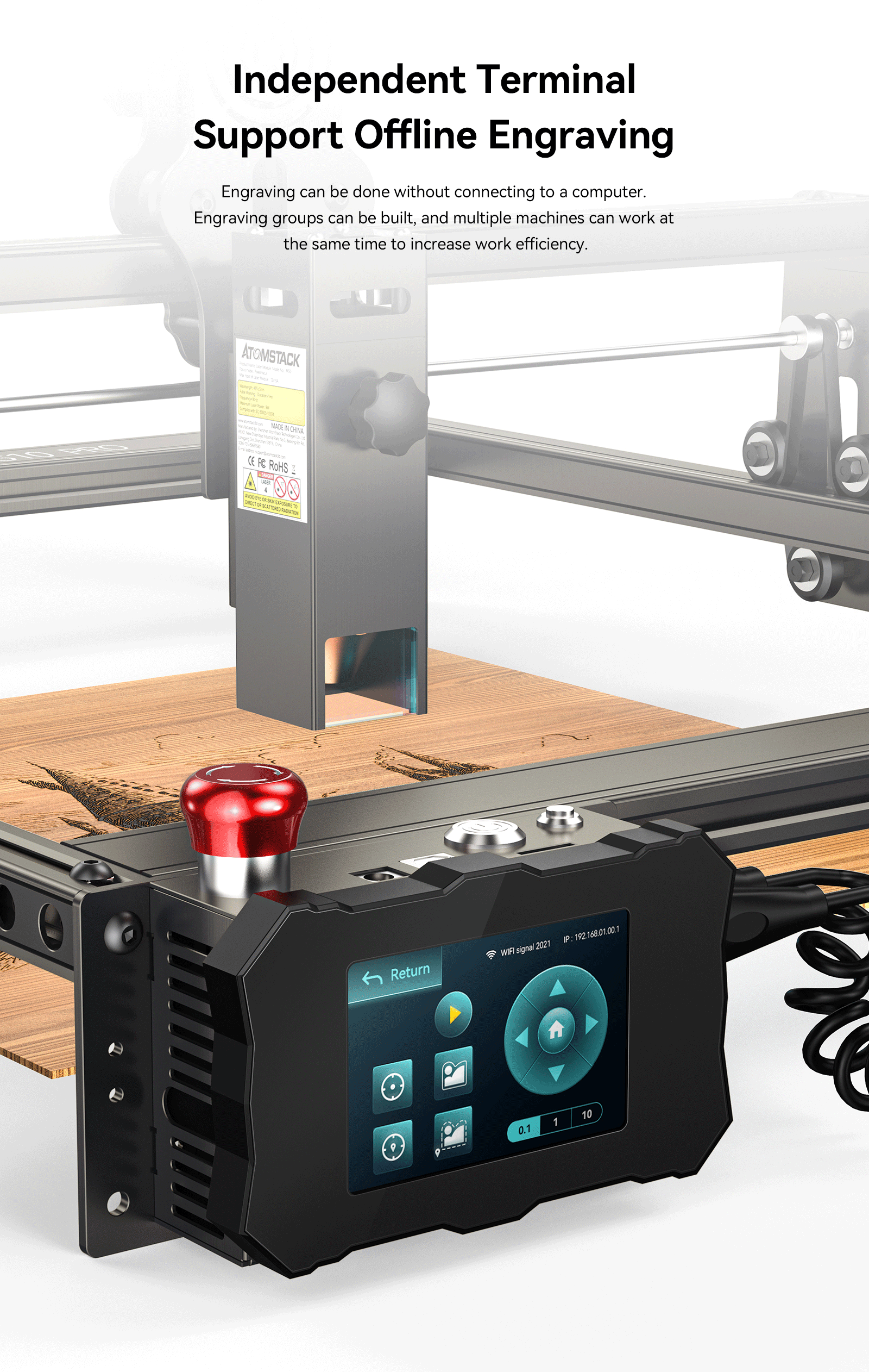 atomstack s10 pro laser engraver