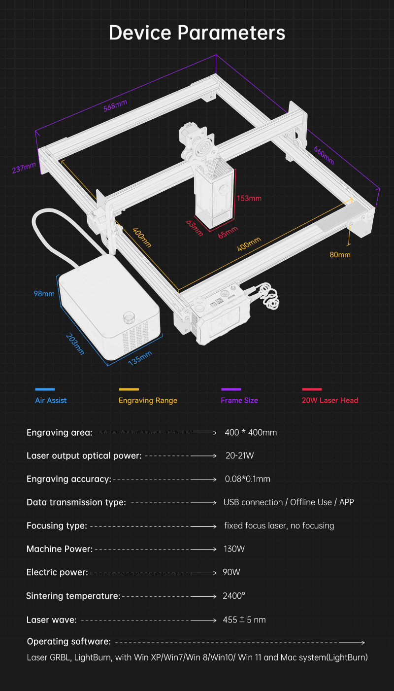 s20 pro 130w laser engraving machine cheap