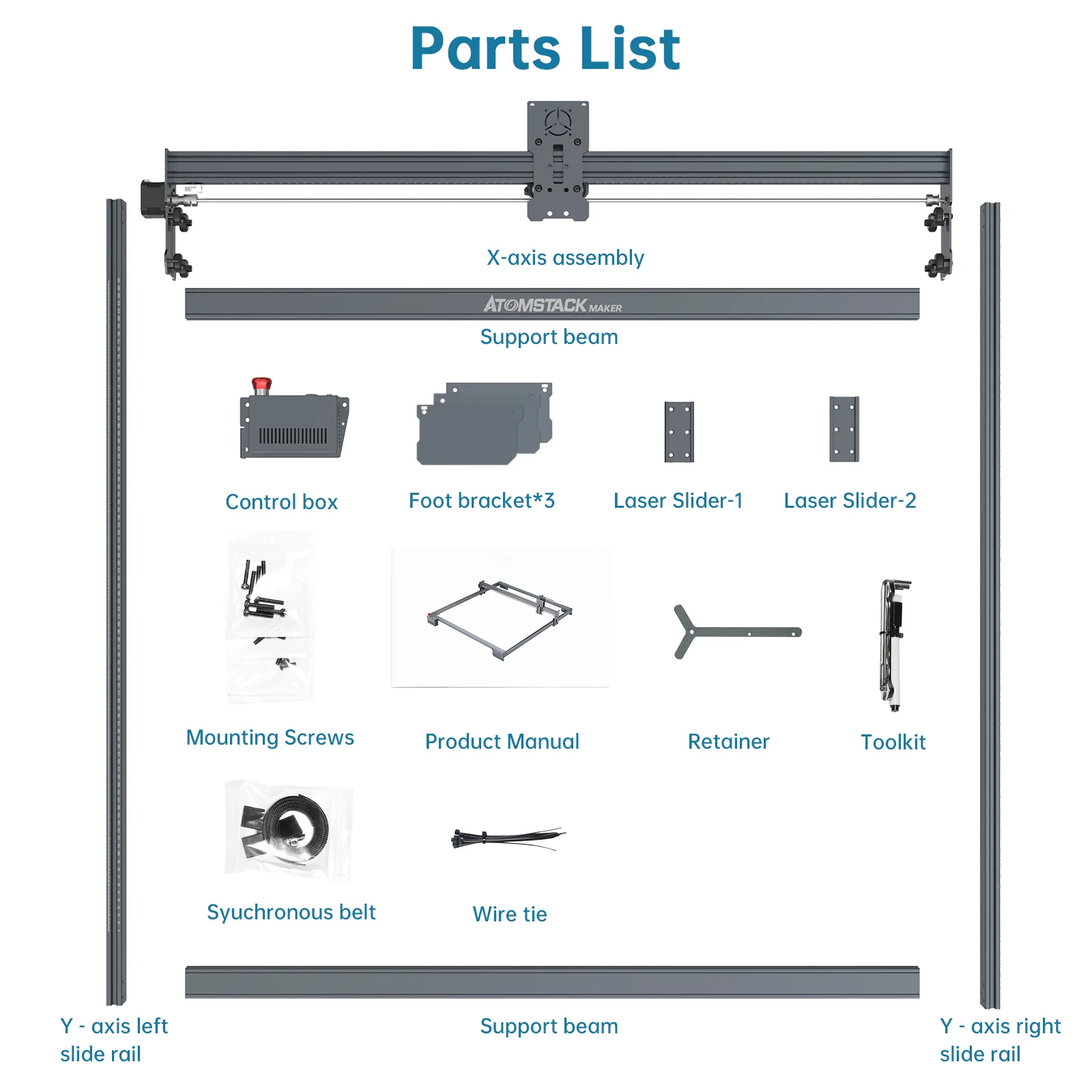 Atomstack Maker E85 Laser Engraving Machine Large Area Extended Frame