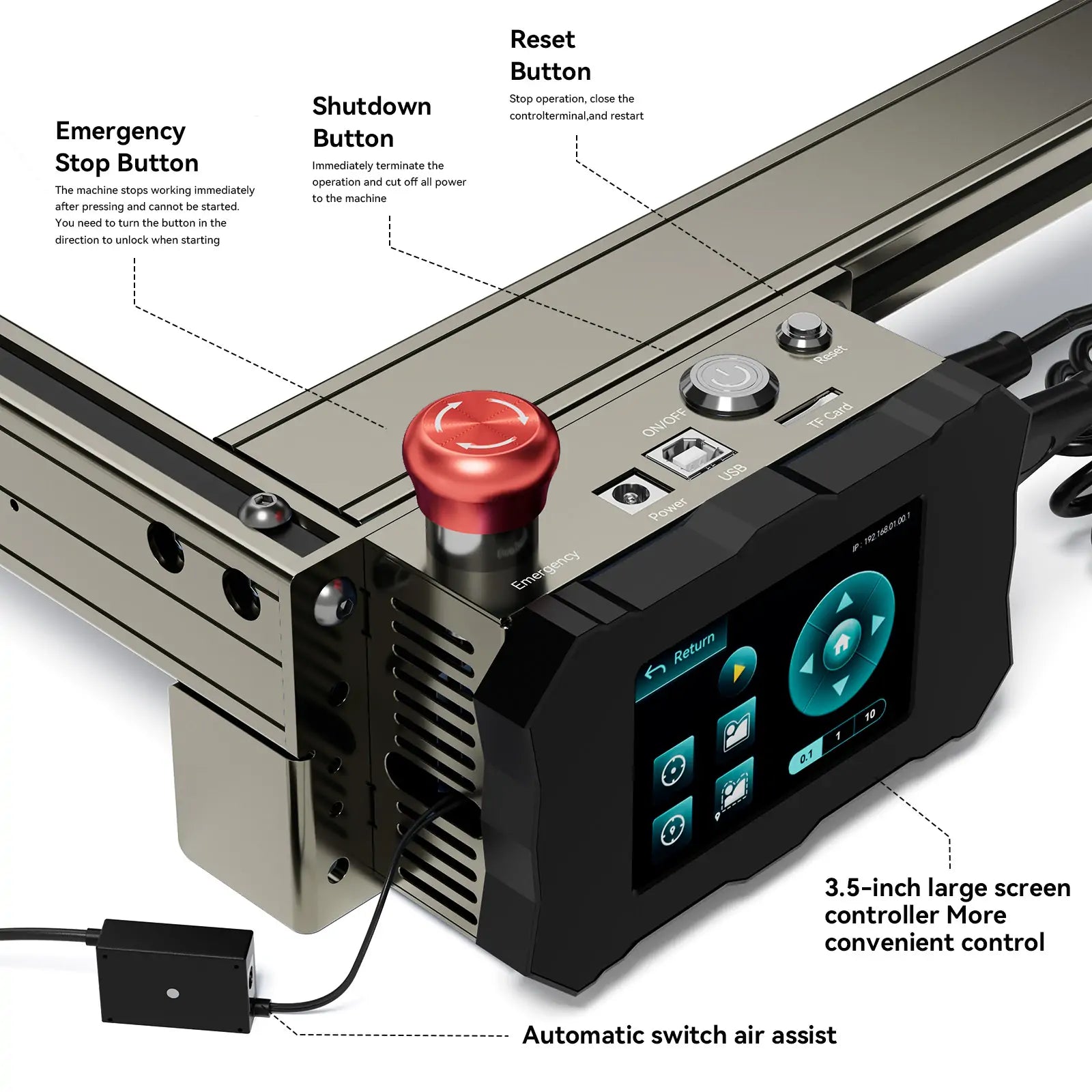 48W S40 Pro laser engraver