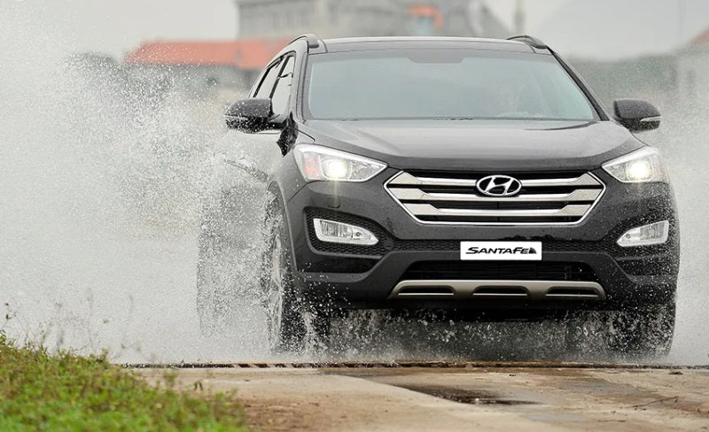 Santafe 2014 nhập khẩu máy dầu số tự động mới đi hơn 8 vạn Km  ATautovn  Chuyên mua bán xe ô tô cũ đã qua sử dụng tất cả các hãng