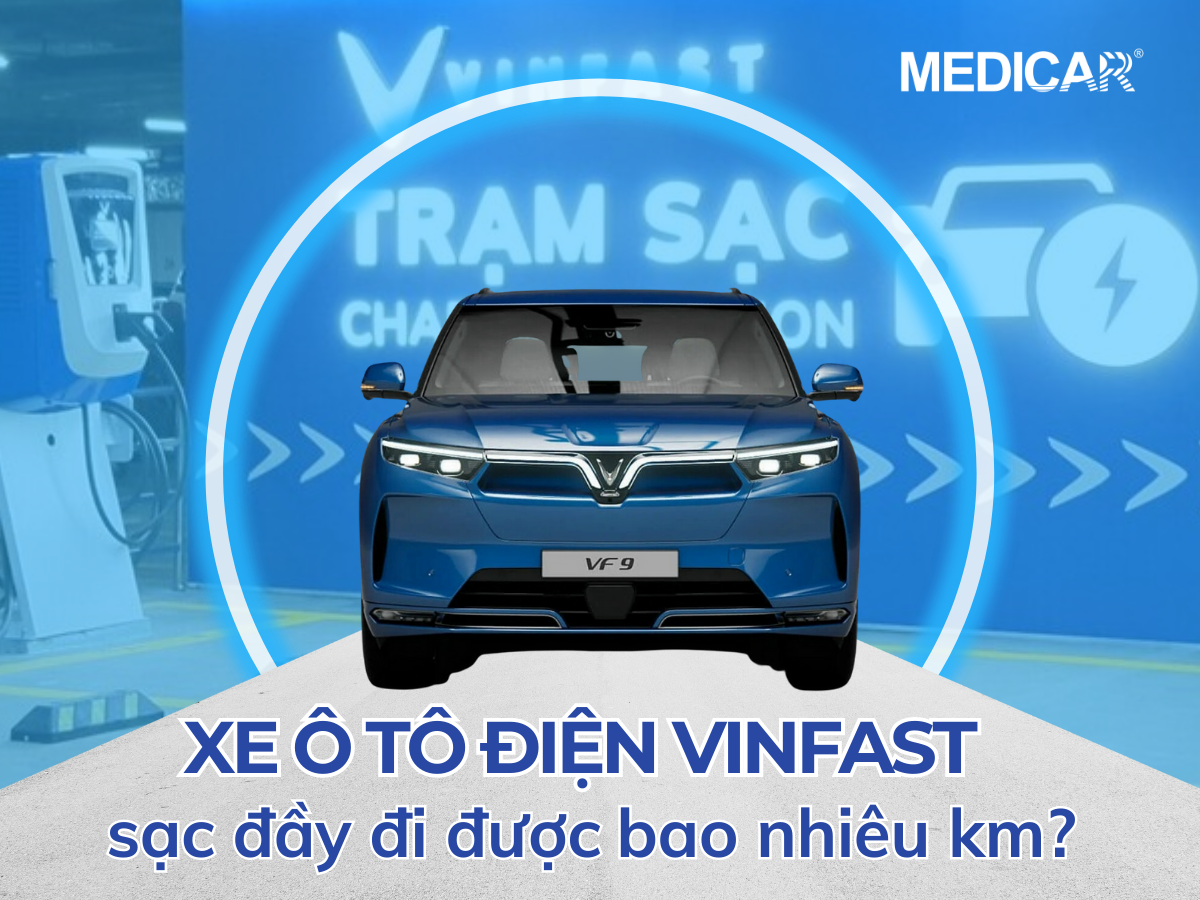 Xe ô tô điện VinFast chạy được bao nhiêu km