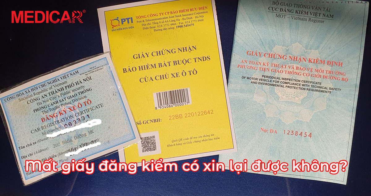 Mất giấy đăng kiểm xe ô tô