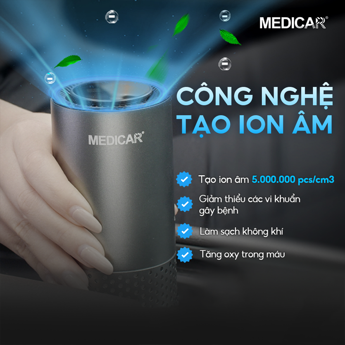 Máy Lọc Không Khí Ô Tô