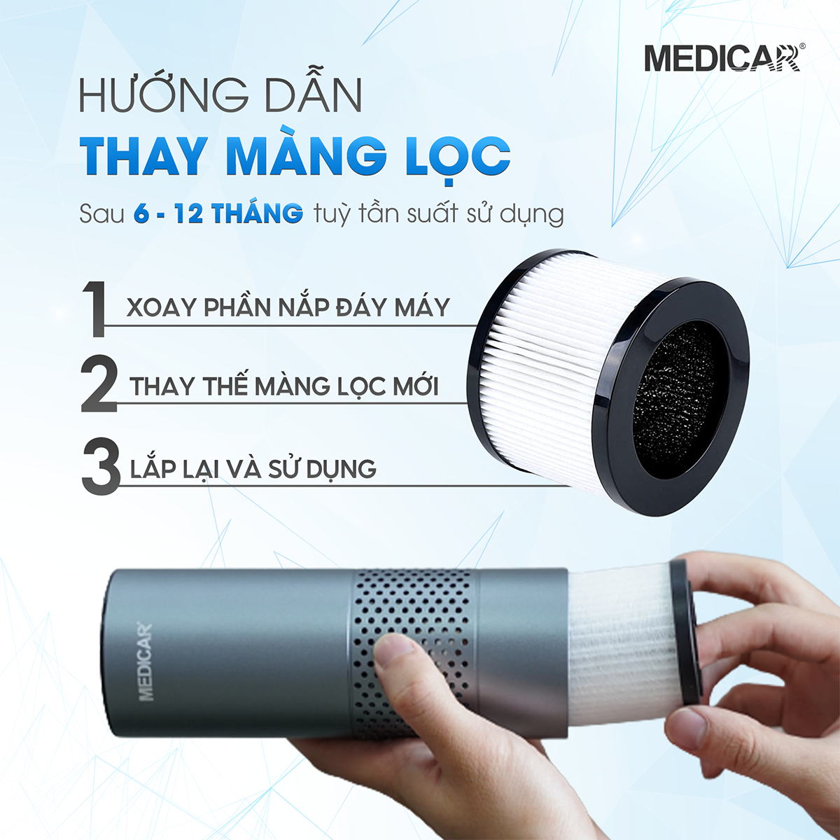 Máy Lọc Không Khí Ô Tô