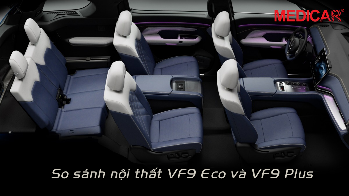 nội thất VF9 Plus và VF9 Eco