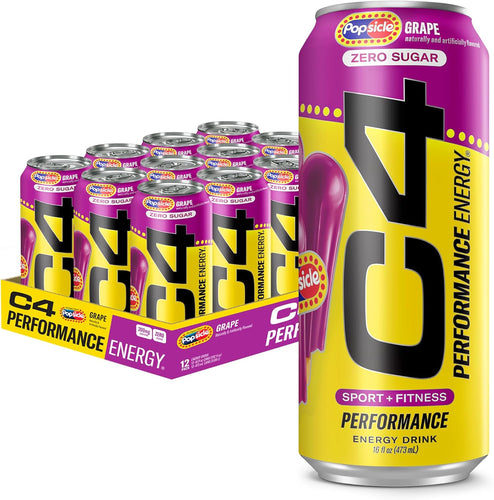 C4 Ultimate Energy Drink, Fruit Punch, 16 oz, Single Can 