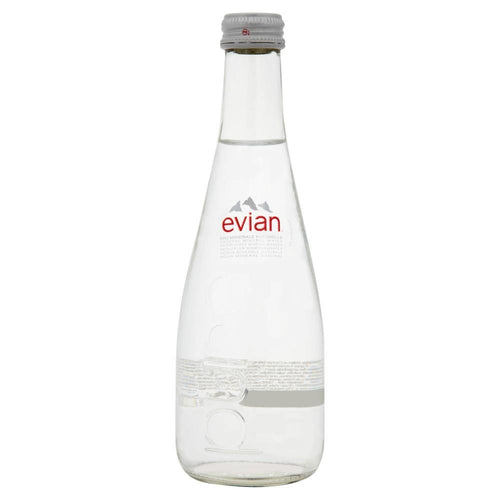 evian Natural Spring Water 330 mL/11.2 Fl Oz (Pack of 24) Mini-Bottles