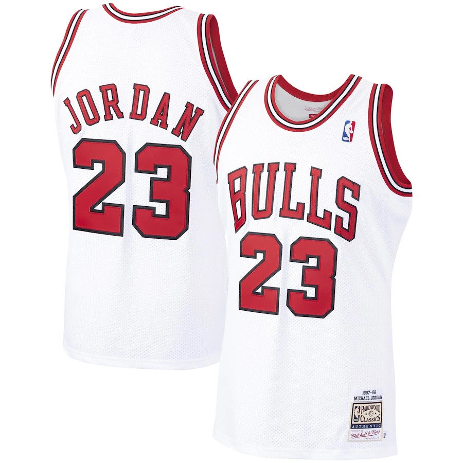 CHICAGO BULLS MICHAEL JORDAN 1994-95 AUTHENTIC JERSEY  AJY4LG19007-CBUWHIT94MJO