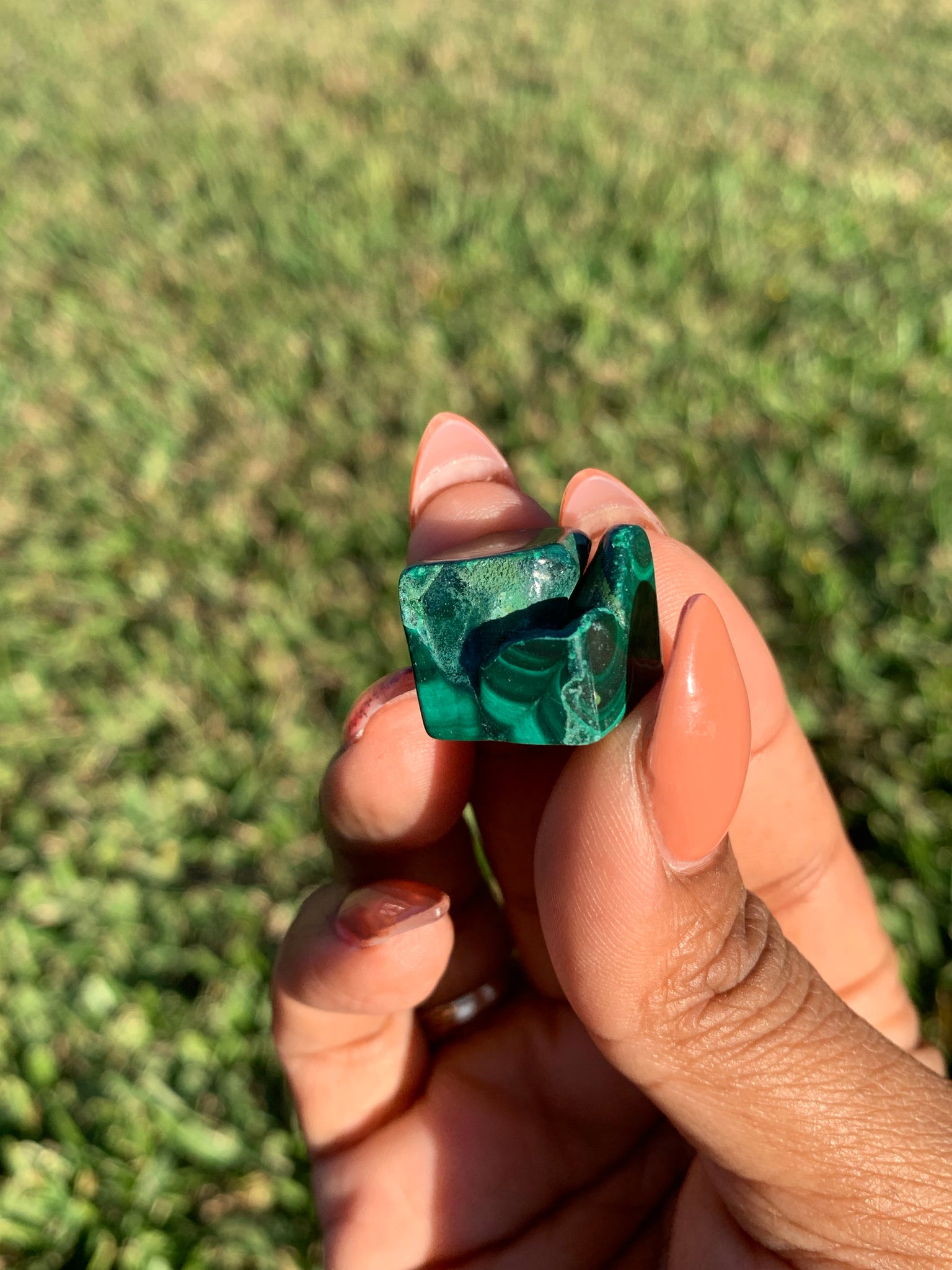 Malachite Cube – Royal Jelly Apothecary