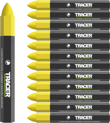 Set 12x Markere Lumber Crayons Vopsea Solida Tracer Acm1