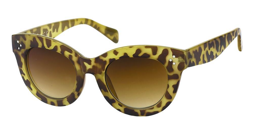 Sonnenbrille+Cat+Eye+Stil+Damen+Rahmen+dick+Vintage+getönt+400UV+drei+Punkte