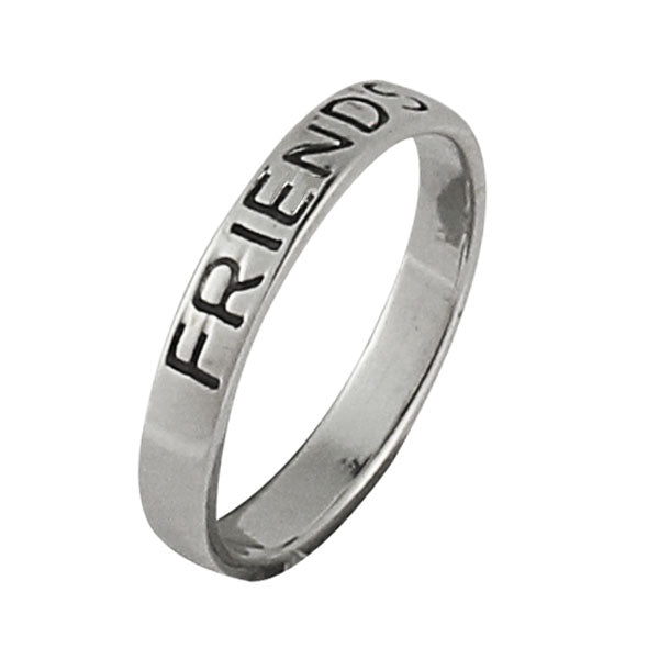 Silberring+friends+forever+schmal+925er+Sterling+Silber+Designer+Schmuck+Ringe