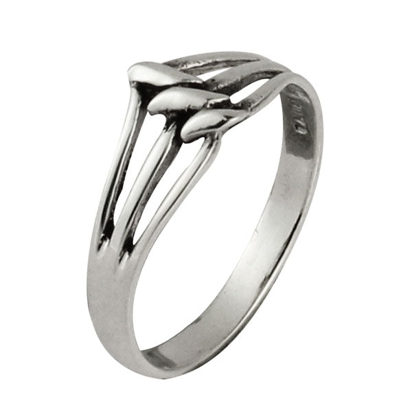 Silberring+drei+Linien+Spitze+925er+Sterling+Silber+Designer+Ringe+Schmuck