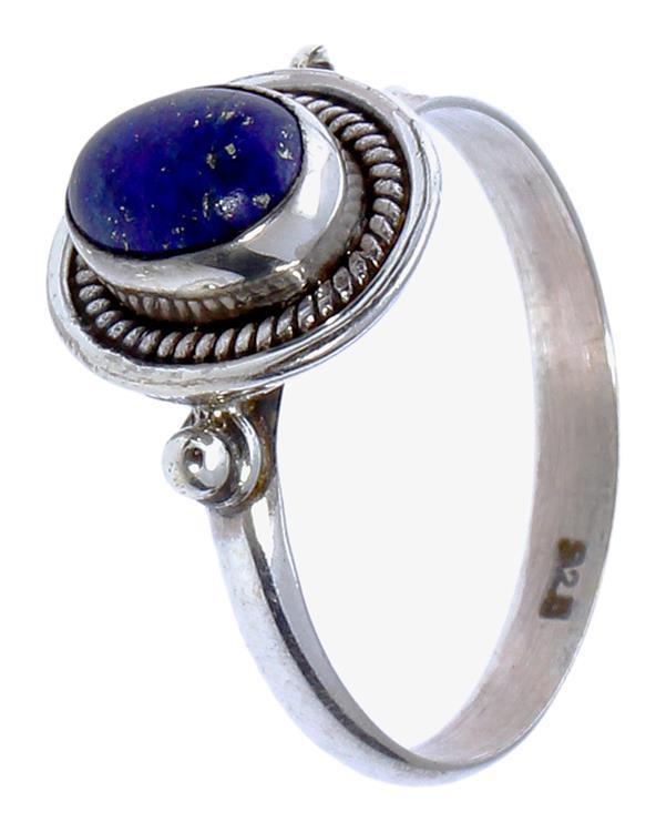 Silberringe+Lapis+Zopf+Perlen+Scheiben+oval+925er+Sterling+Silber+Ringe+Schmuck