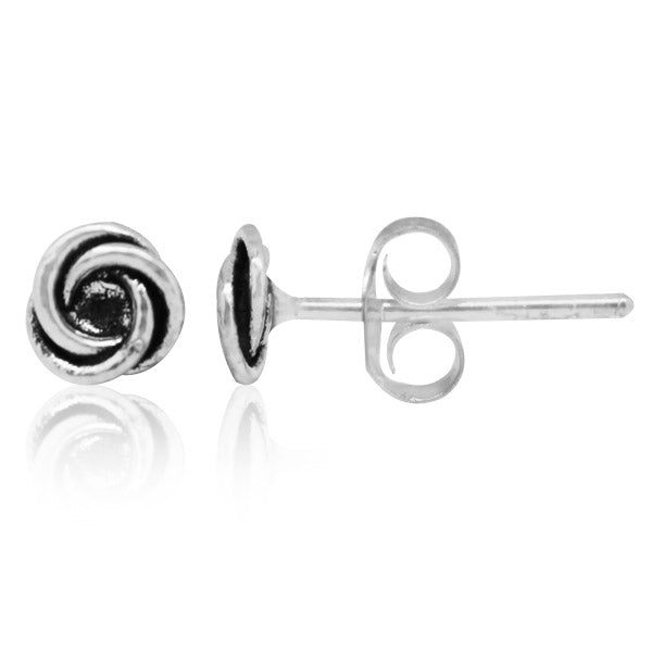 Ohrstecker+925+Sterling+Silber+Unisex+Schmuck+Ohrringe+Kranz