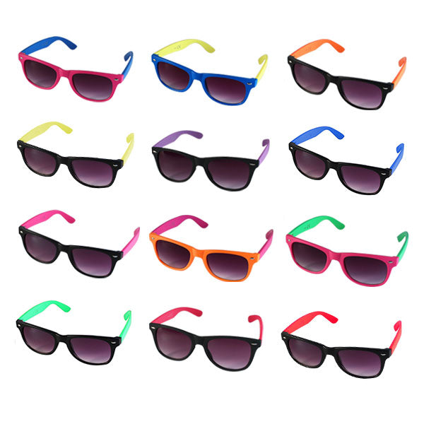 Sonnenbrille+Nerd+zweifarbig+Unisex+Brille+lila+getönt+400+UV