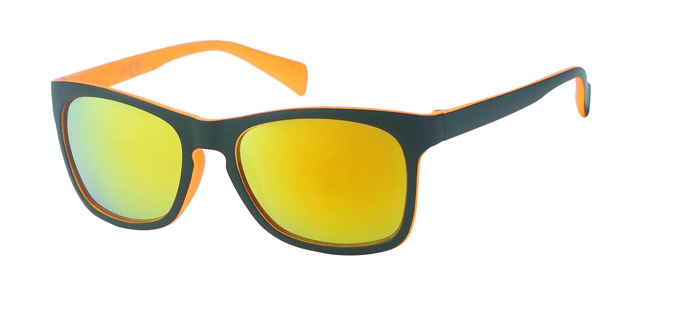 Sonnenbrille+verspiegelt+400+UV+Nerd+schwarz+bunt