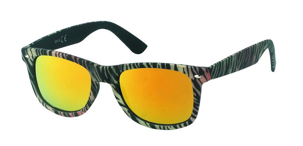 Sonnenbrille+farbenfroher+Print+bunt+verspiegelt+400+UV+Nerd+Stil