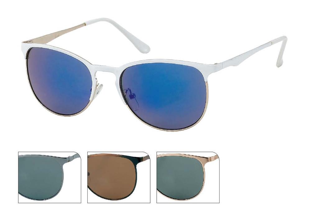Sonnenbrille+Designer+Retro+Metallrahmen+Brille+getönt+verspiegelt+400+UV+unisex