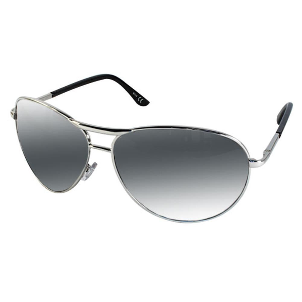 Sonnenbrille+Unisex+Pilotenbrille+Pornobrille+Spiegelbrille+Perlglanz+verspiegelt+400UV+silber