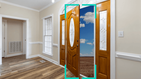 A.I. detection focused on front door