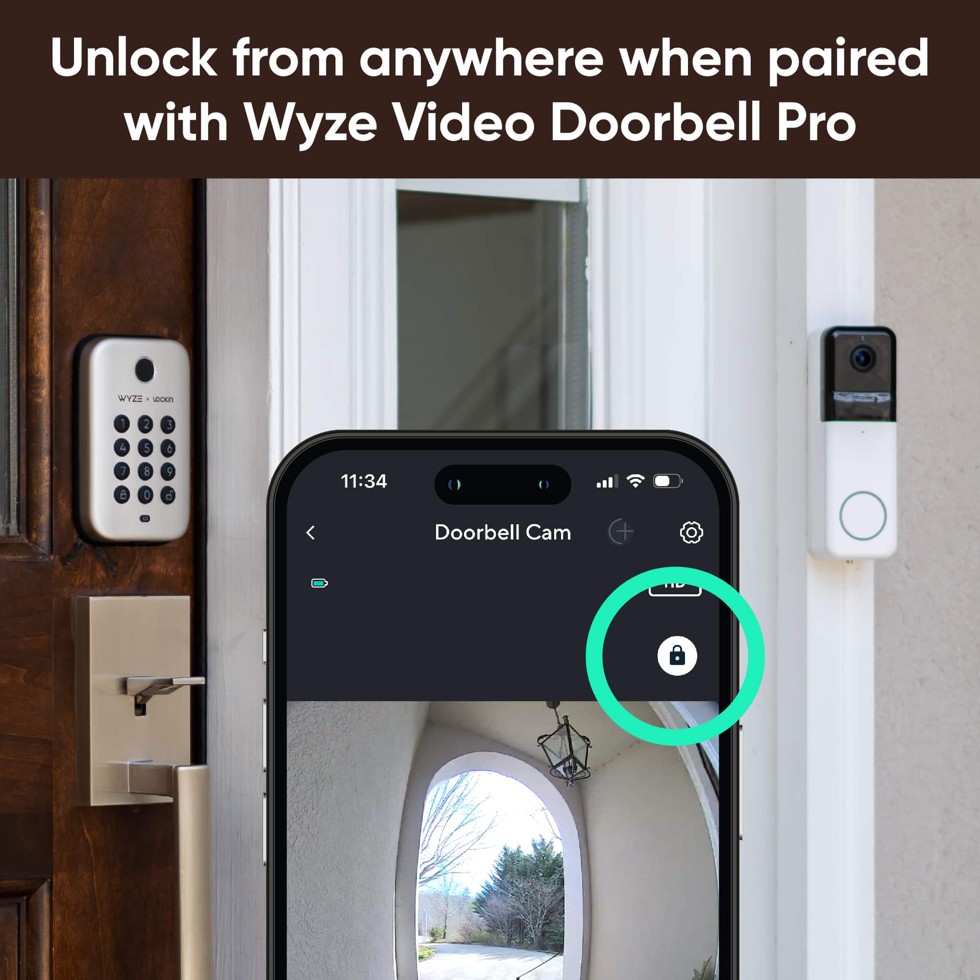 wyze lock video