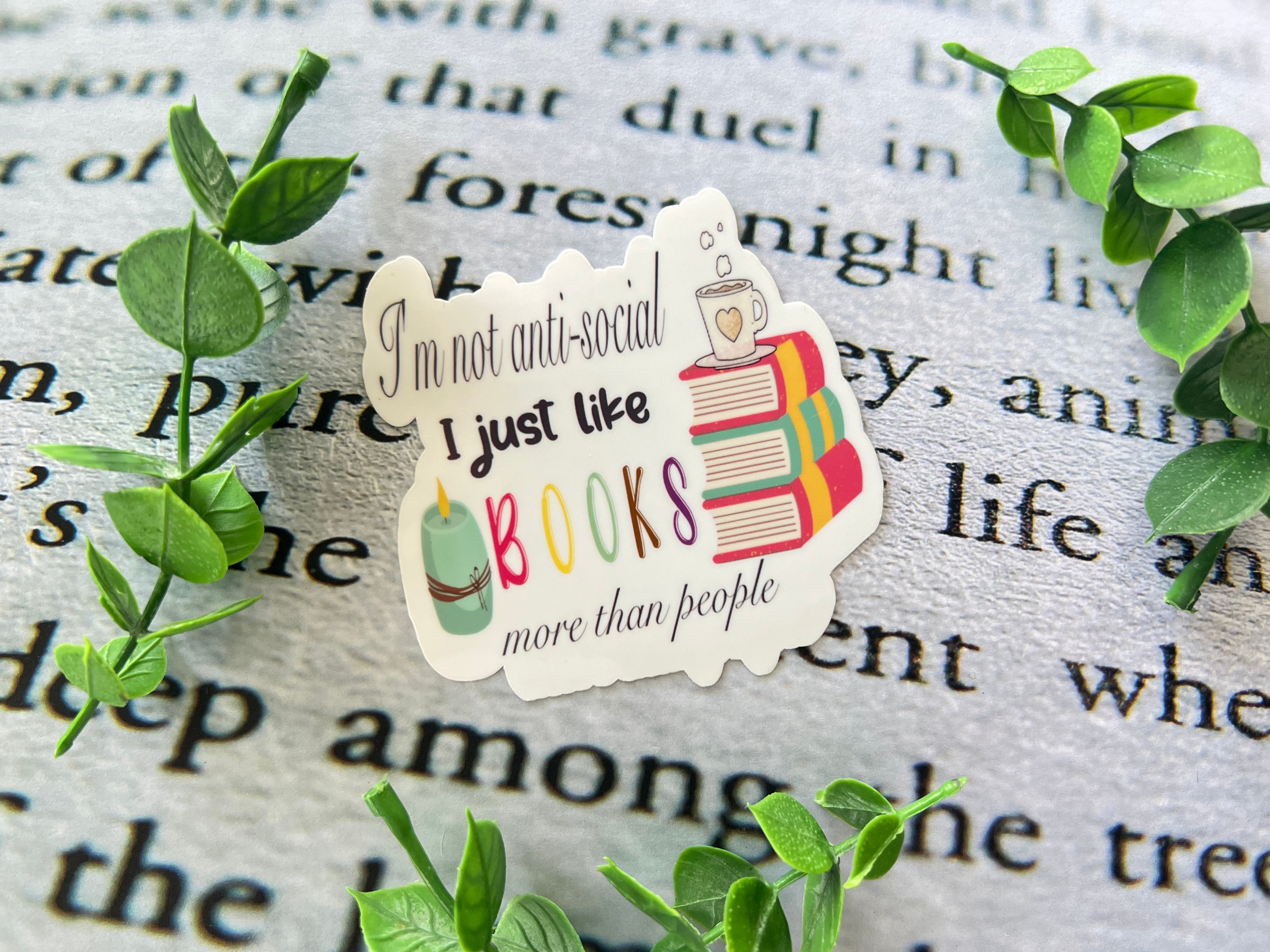 I like books more than people