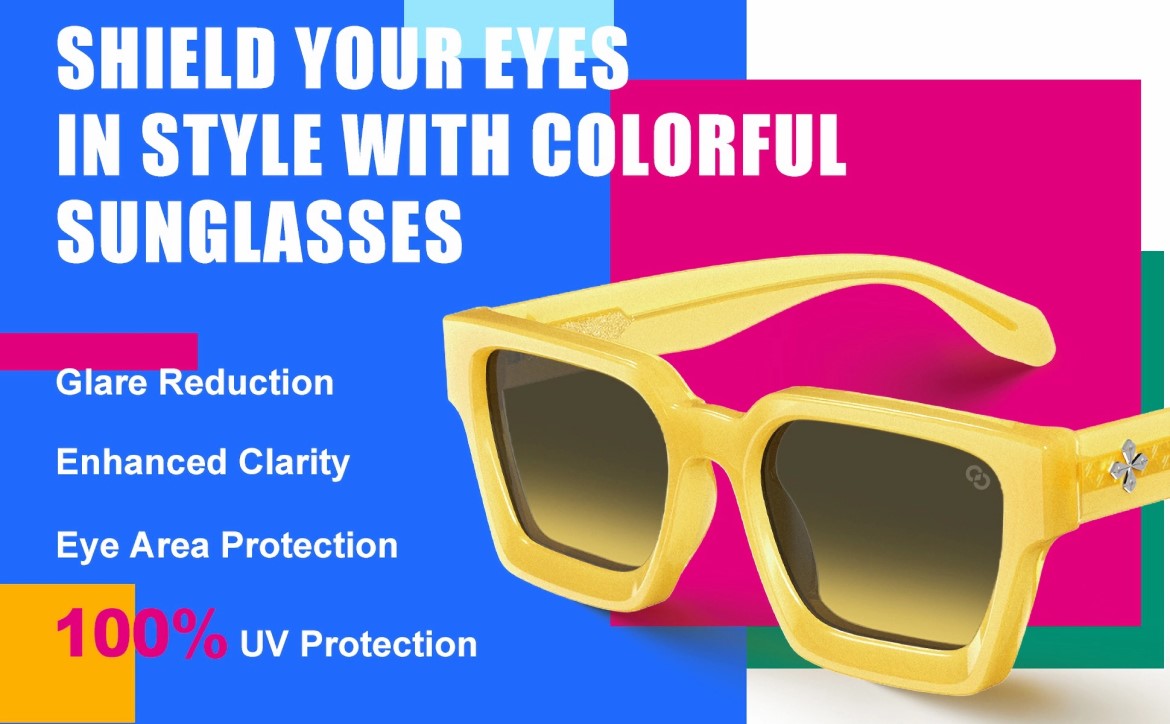 River_S Square Fashionable Anti Glare UV Protection Sunglasses Feature_1