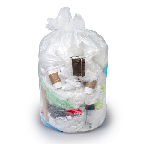 FREE SHIPPING! 8 Gallon Garbage Bags 8 Gallon Trash Bags 8 GAL Can Liners  24 Inch 8 Micron Clear