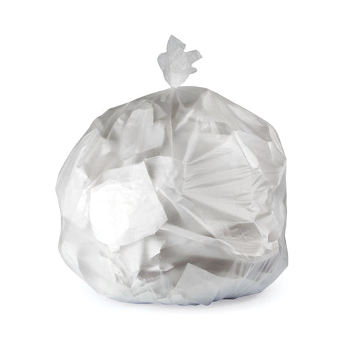 FREE SHIPPING! 8 Gallon Garbage Bags 8 Gallon Trash Bags 8 GAL Can Liners  24 Inch 8 Micron Clear