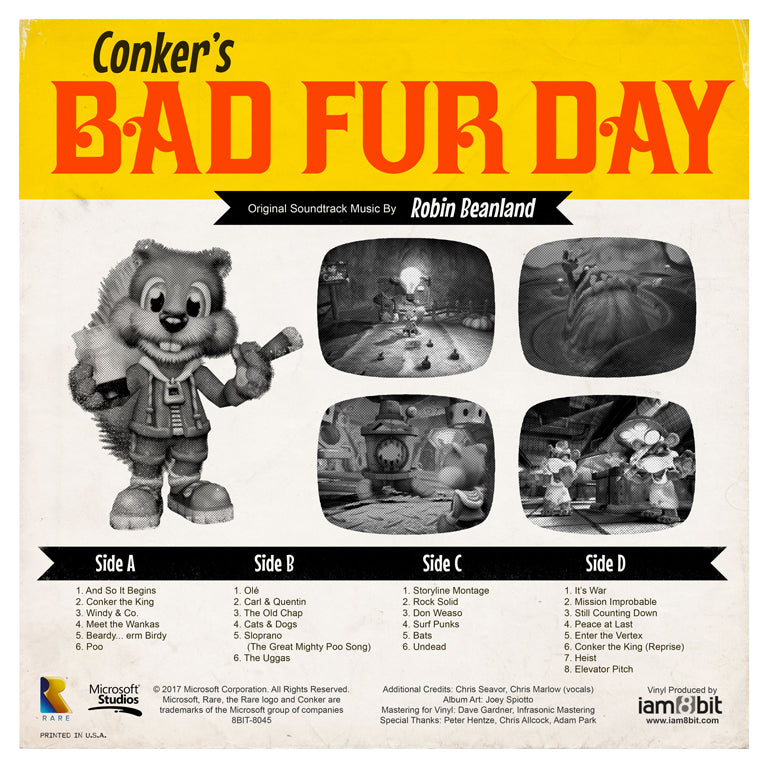 conkers bad fur day poster