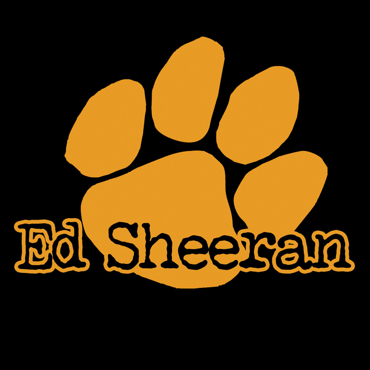 Afstem ubehageligt fyrværkeri Ed Sheeran Big Paw – CENTRAL T-SHIRTS