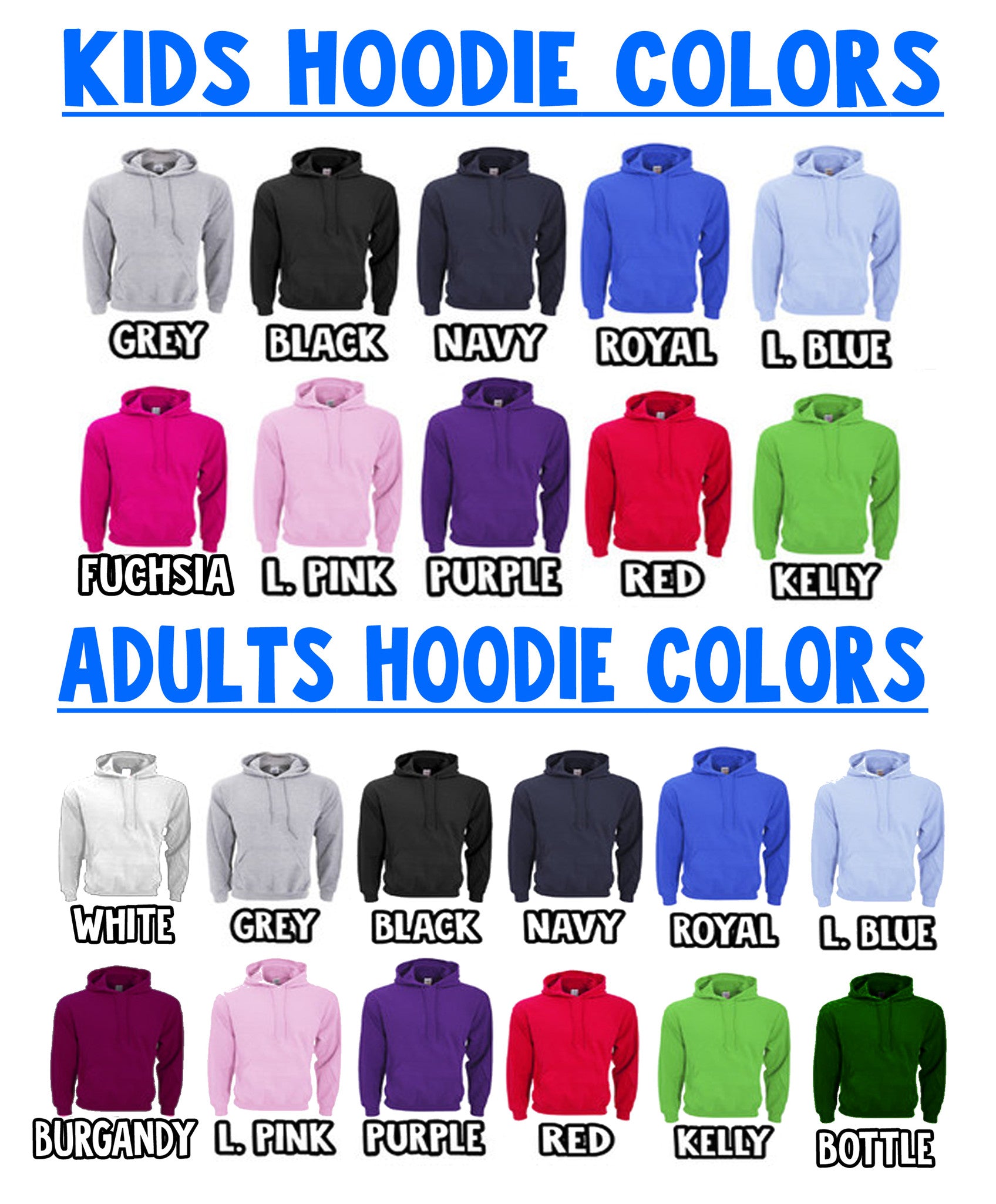 best hoodie colours