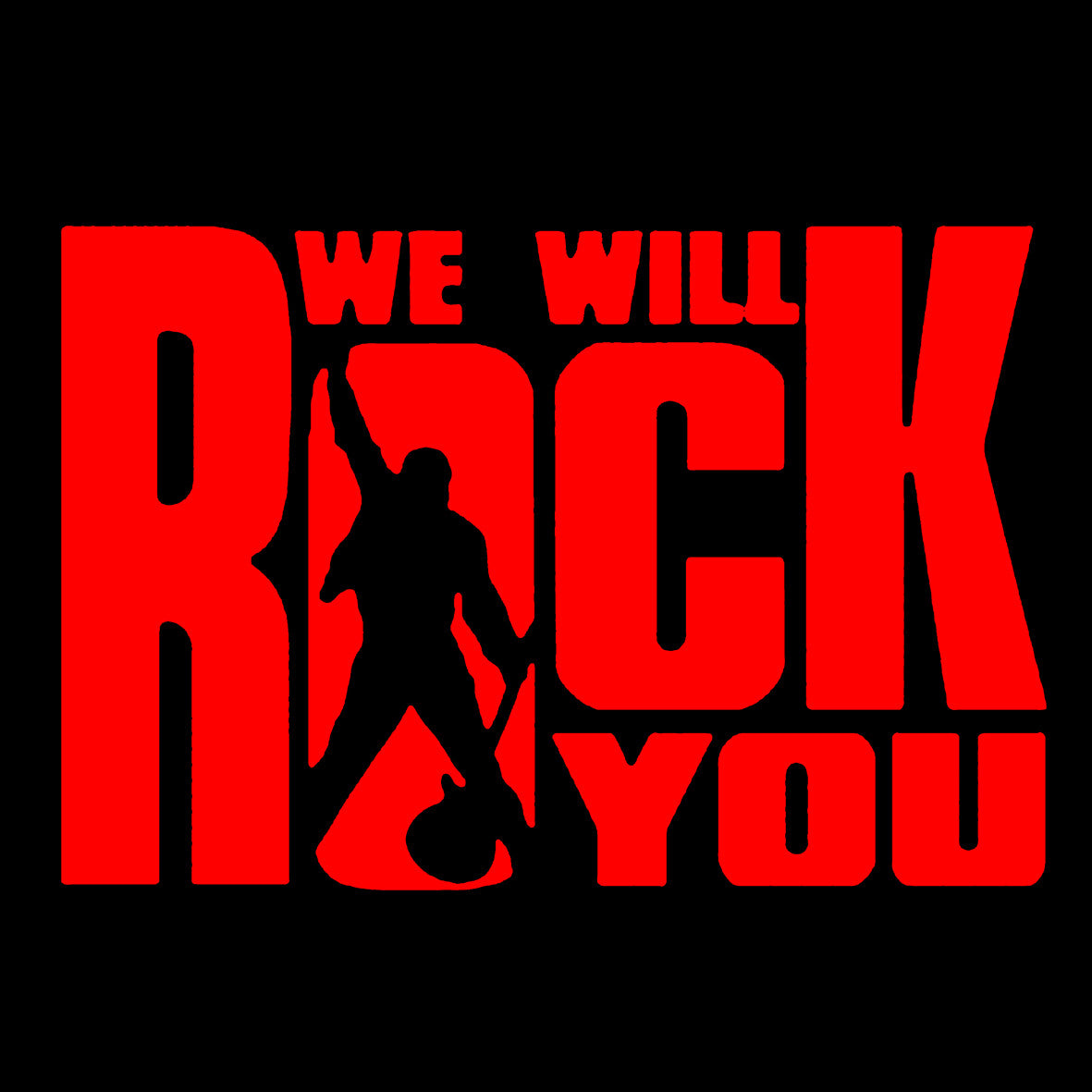 Freddie Mercury We Will Rock You - CENTRAL T-SHIRTS