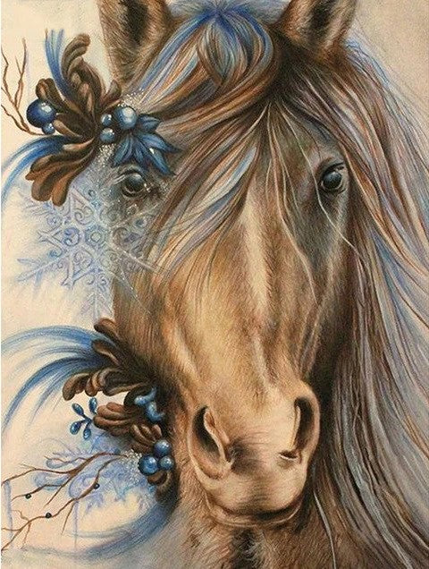 Graceful Horse On Beach Best Diamond Bead Art – Best Diamond Paintings