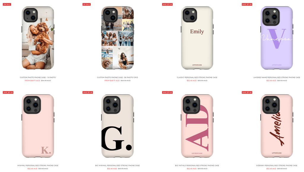 Personalised iphone cases - UPPERCASE australia