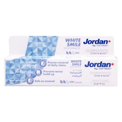 jordan white smile toothpaste