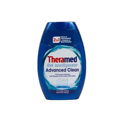 Theramed Toothpaste Gel Long Lasting Protection Against Discolouration, Up  to 12 Hours Whiter Teeth, 75 ml : : Health & Personal Care