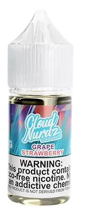 GRAPE STRAWBERRY ICE BY CLOUD NURDZ SALT 30ML