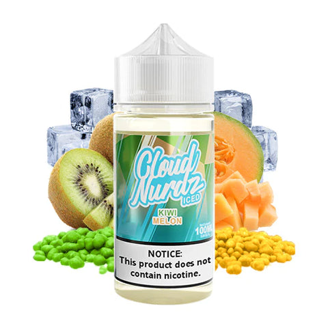 Kiwi Melon Iced by Cloud Nurdz E-Liquid 100ML